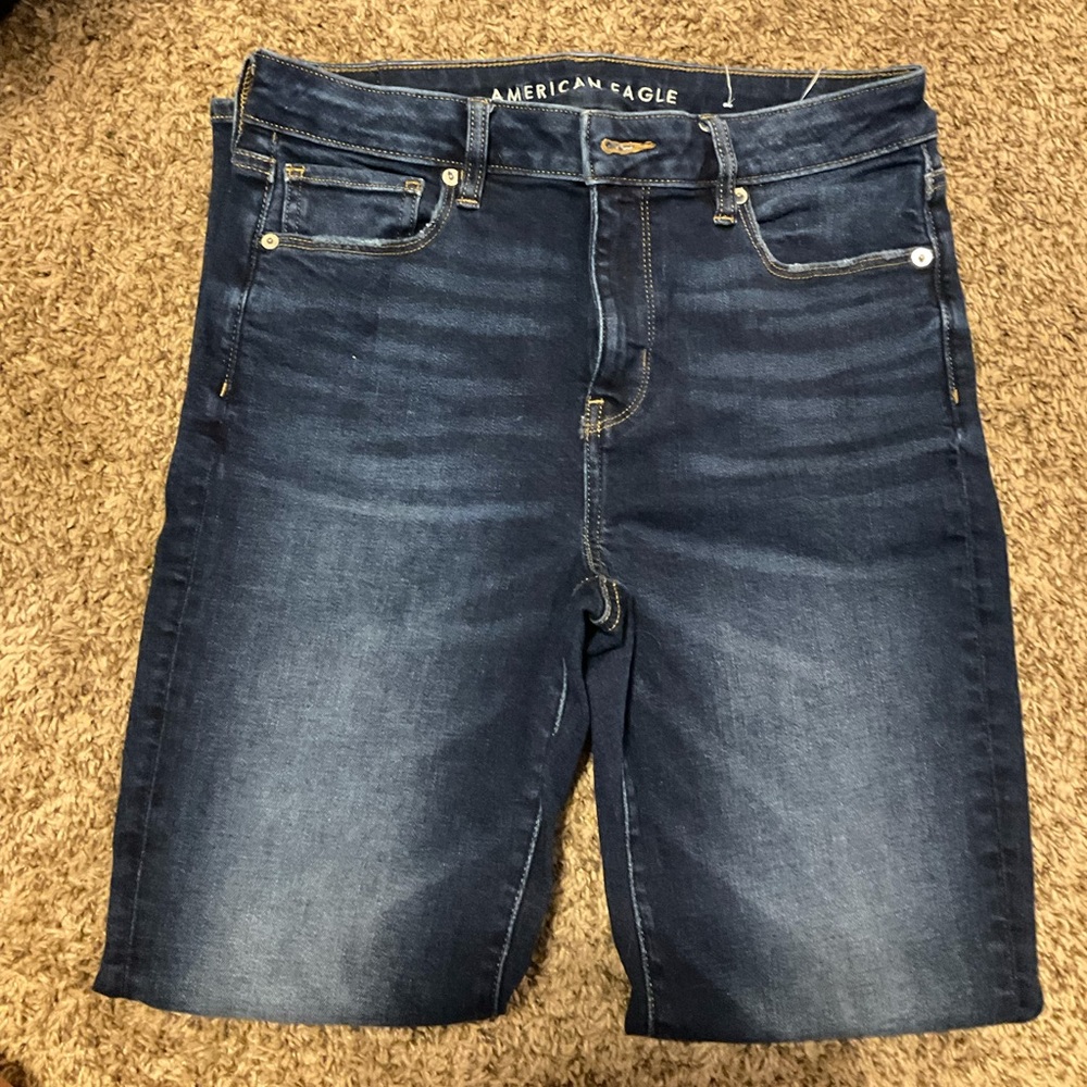 American Eagle dark wash skinny jeans